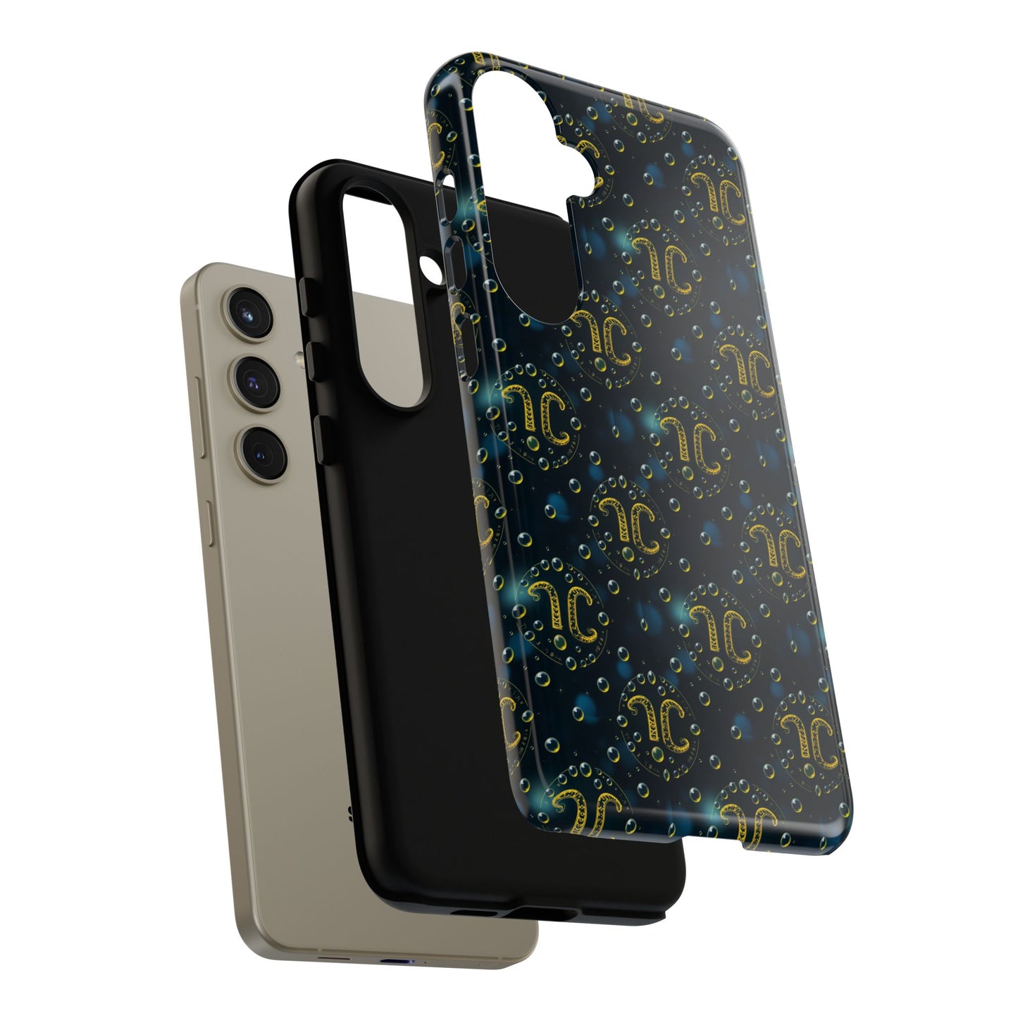 Tough Cases, Aquarius, Zodiac v2, Bubble Pattern