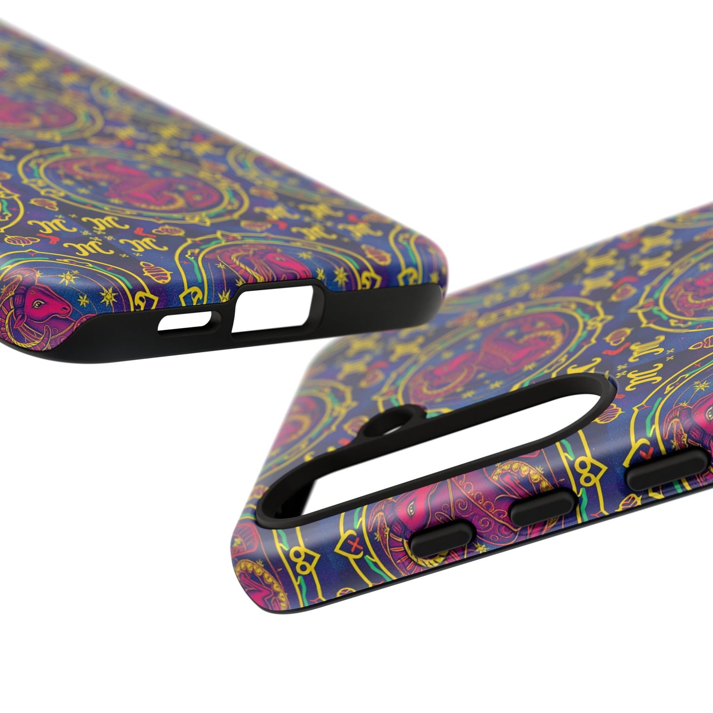 Tough Cases, Capricorn, Zodiac, Metal Pattern
