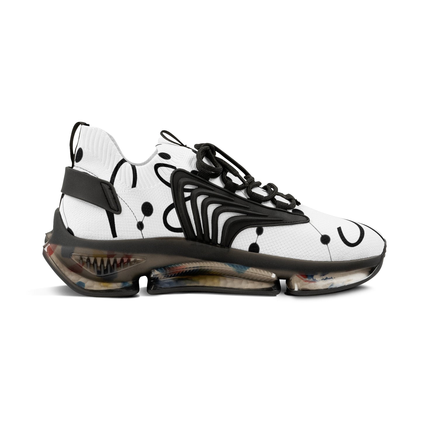Men's Mesh Sneakers, Aries Zodiac Sign, all over print