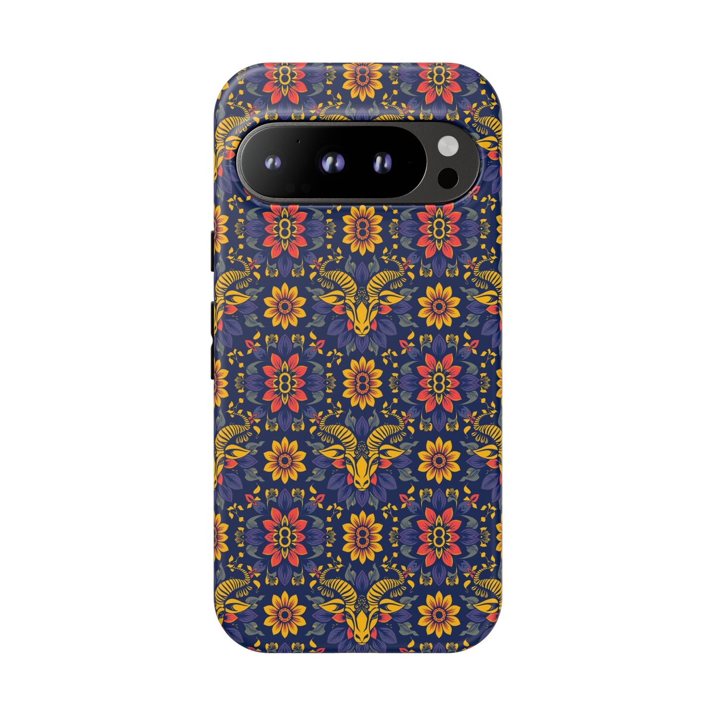 Tough Cases, Taurus, Zodiac v3, Flower Pattern