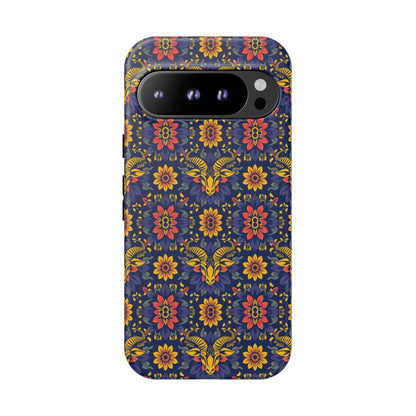 Tough Cases, Taurus, Zodiac v3, Flower Pattern