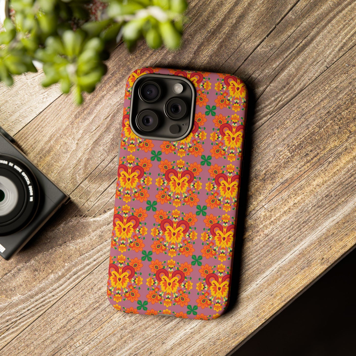 Tough Cases, Aries, Zodiac v1, Flower Pattern