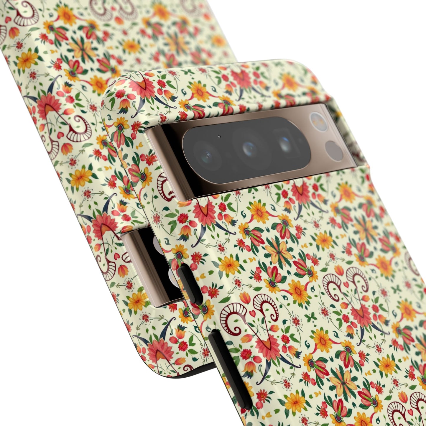 Tough Cases, Aries, Zodiac, Flower Pattern
