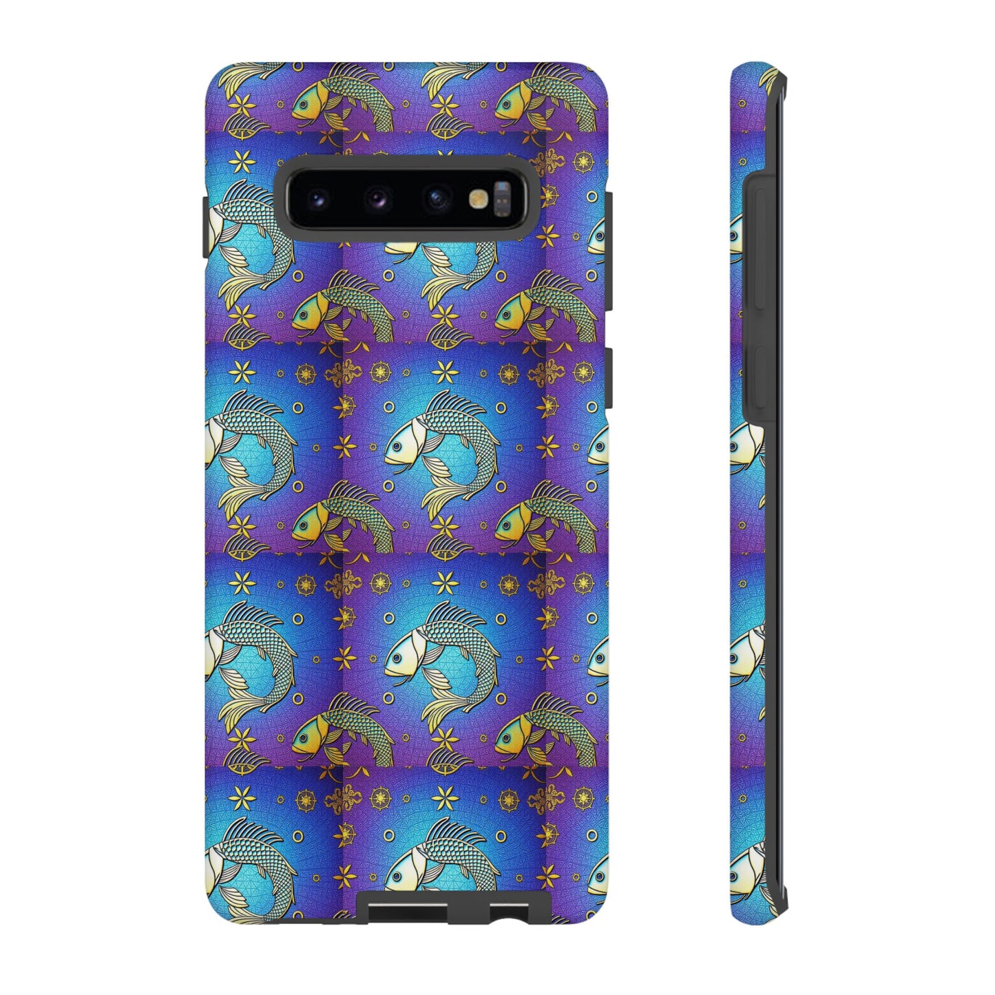 Tough Cases, Pisces, Zodiac v2, Metal Pattern
