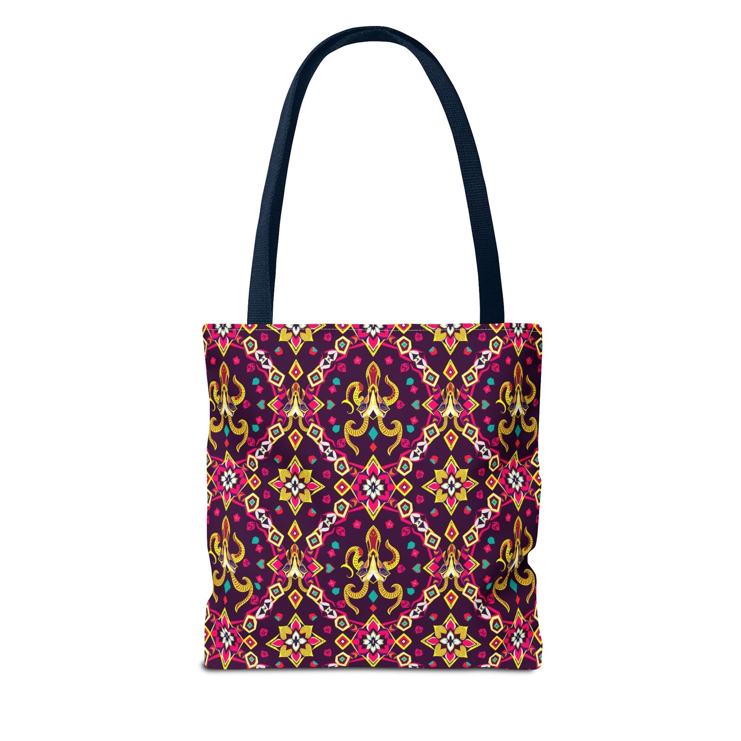 Tote Bag (AOP), Capricorn, Zodiac, Jewel Pattern