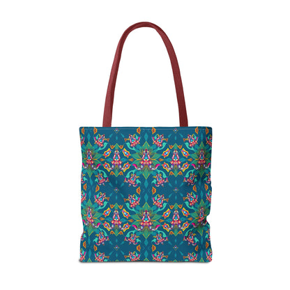 Tote Bag (AOP), Taurus, Zodiac v1, Jewel Pattern