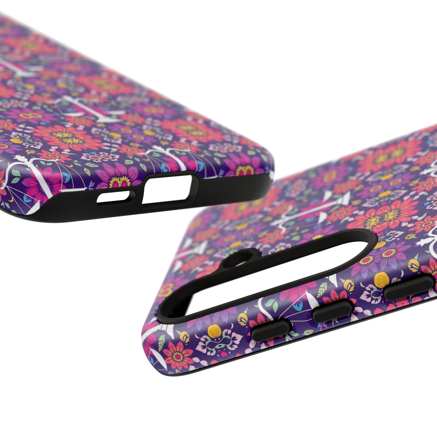 Tough Cases, Libra, Zodiac v4, Flower Pattern
