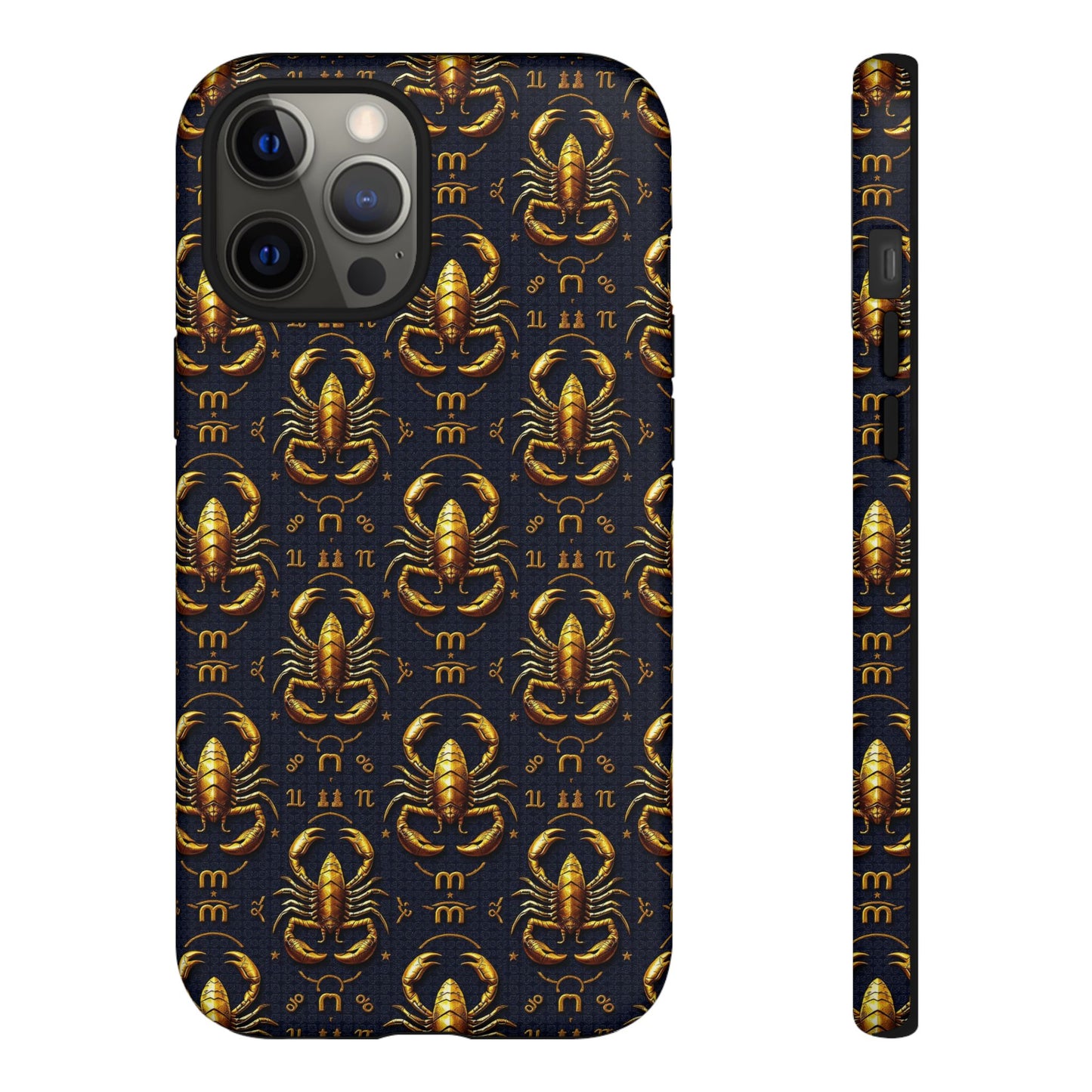 Tough Cases, Scorpio, Zodiac, Metal Pattern