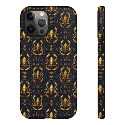 Tough Cases, Scorpio, Zodiac, Metal Pattern