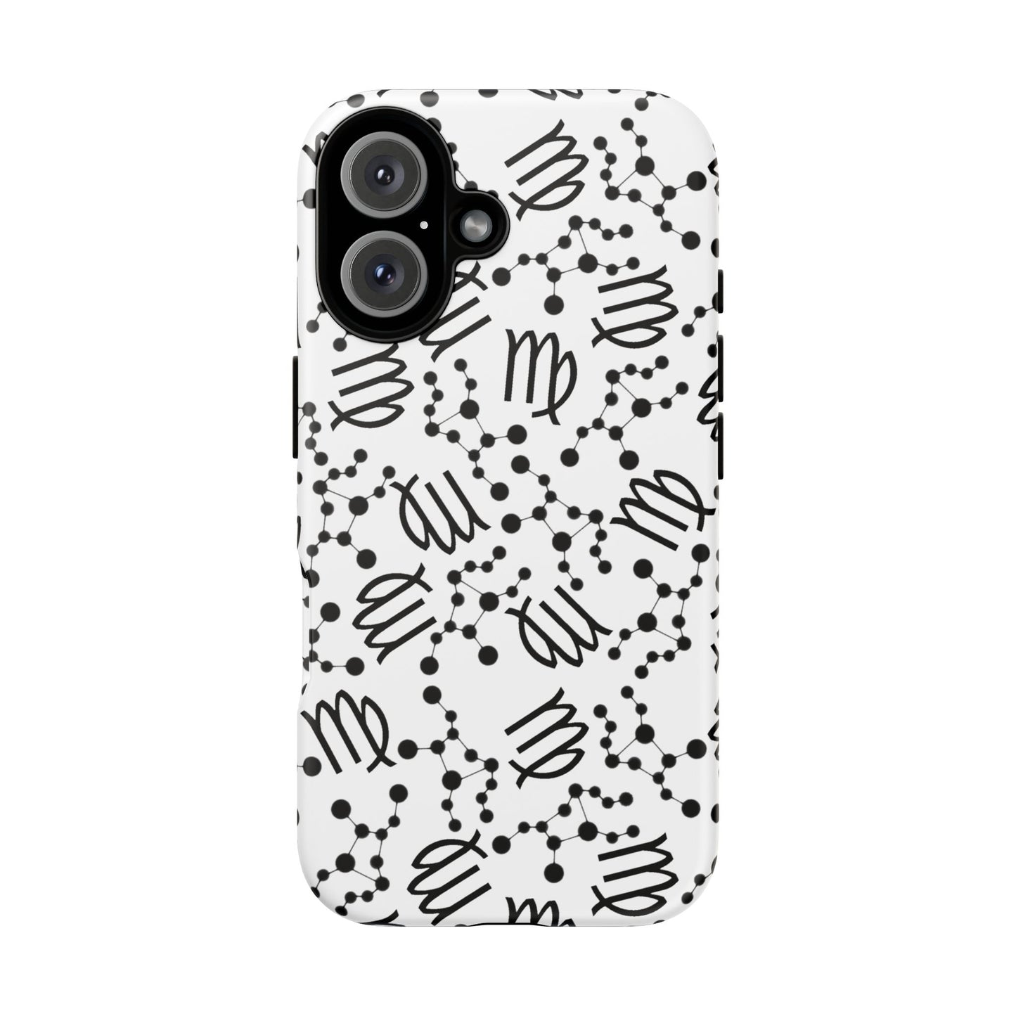 Tough Cases with the Virgo Zodiac sign for iPhone, Samsung Galaxy, and Google Pixel devices
