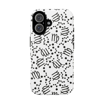Tough Cases with the Virgo Zodiac sign for iPhone, Samsung Galaxy, and Google Pixel devices