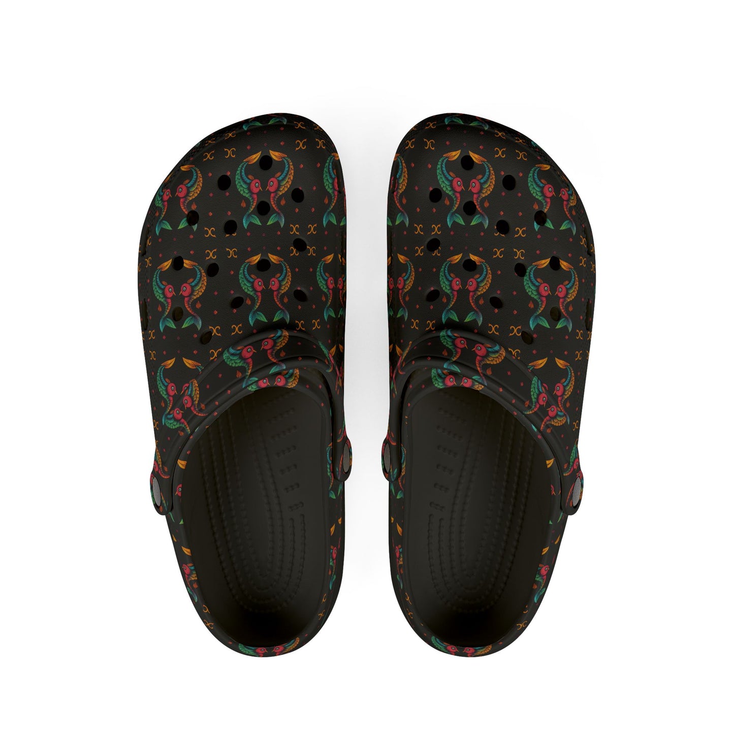 EVA Foam Rubber Shoes, (AOP), Pisces, Zodiac v3, Pattern