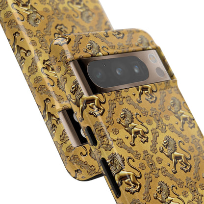 Tough Cases, Leo, Zodiac, Metal Pattern