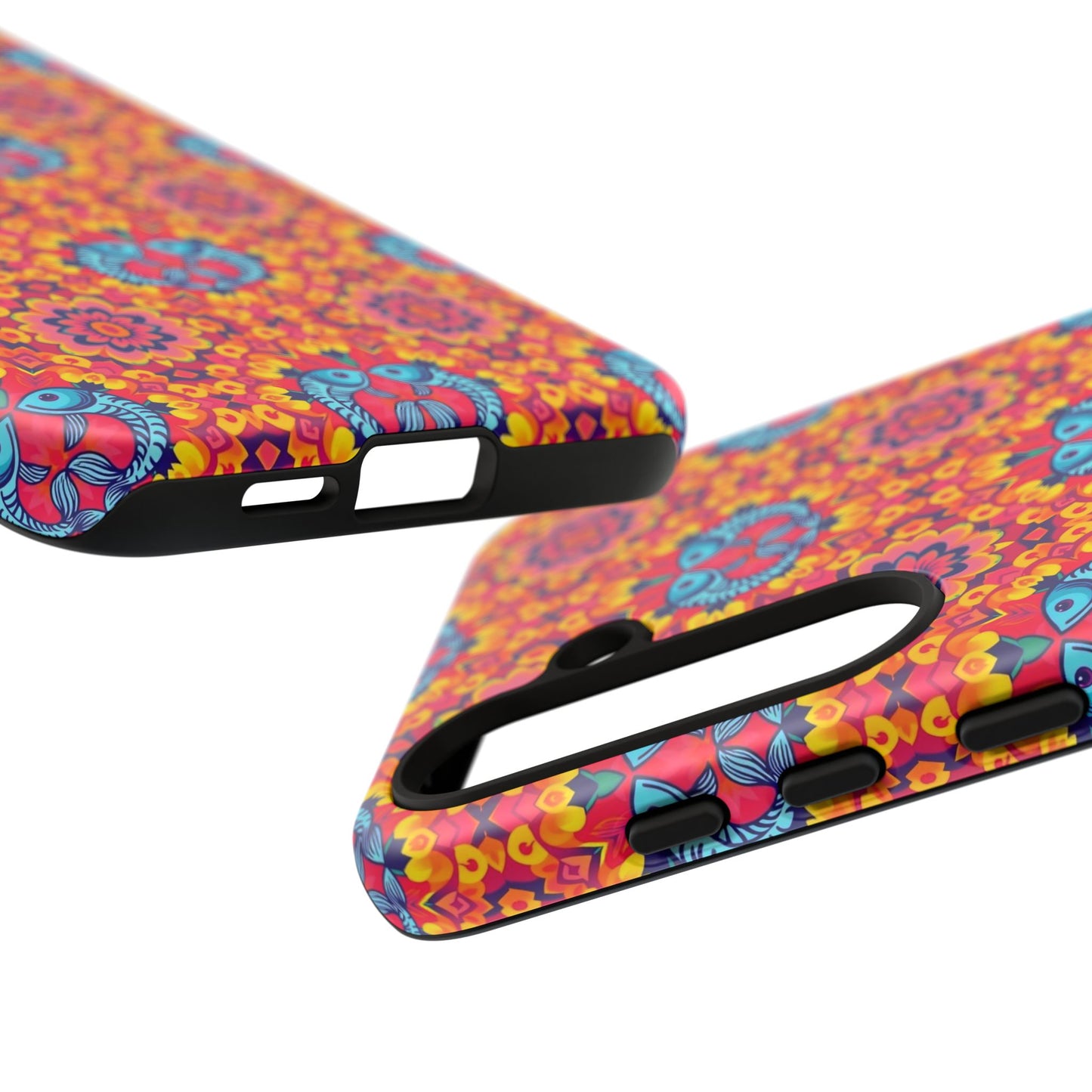 Tough Cases, Pisces, Zodiac v1, Flower Pattern
