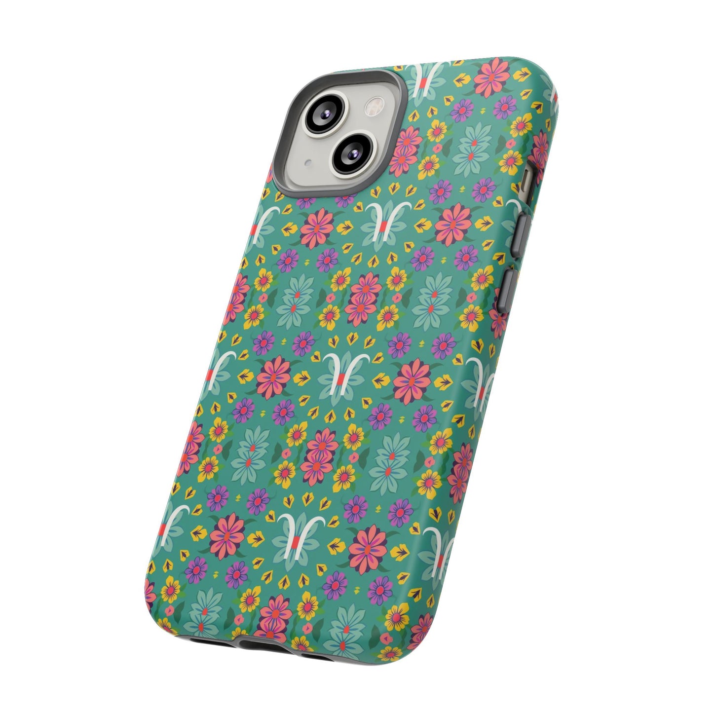 Tough Cases, Aquarius, Zodiac v4, Flower Pattern