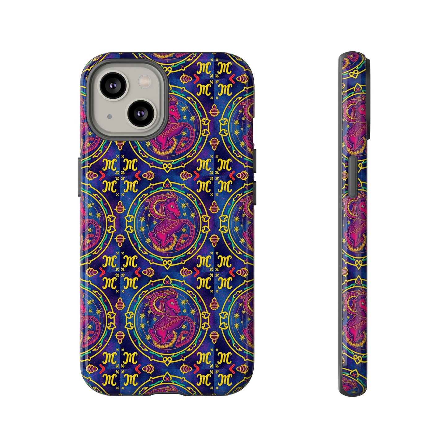 Tough Cases, Capricorn, Zodiac, Metal Pattern