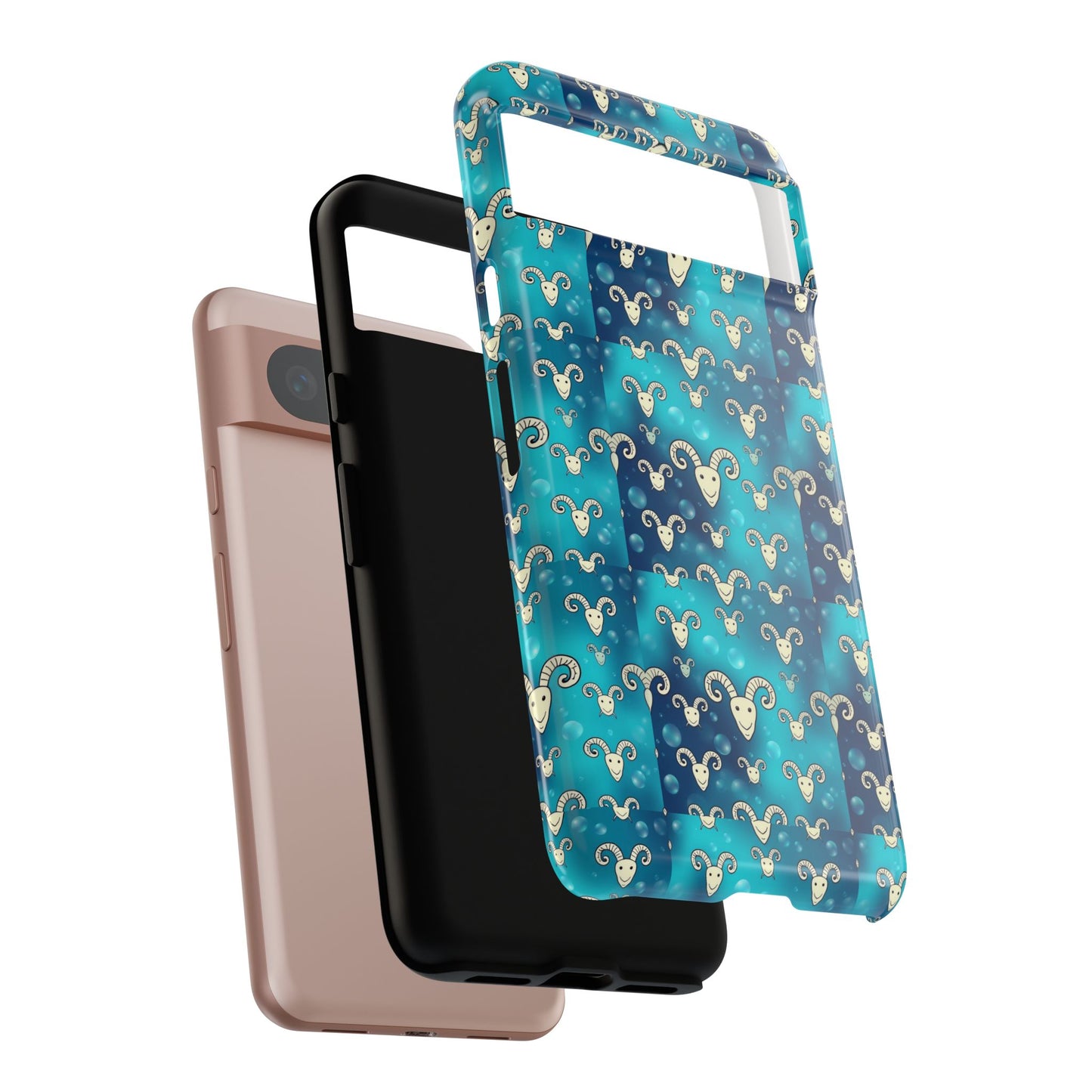 Tough Cases, Aries, Zodiac v1, Bubble Pattern
