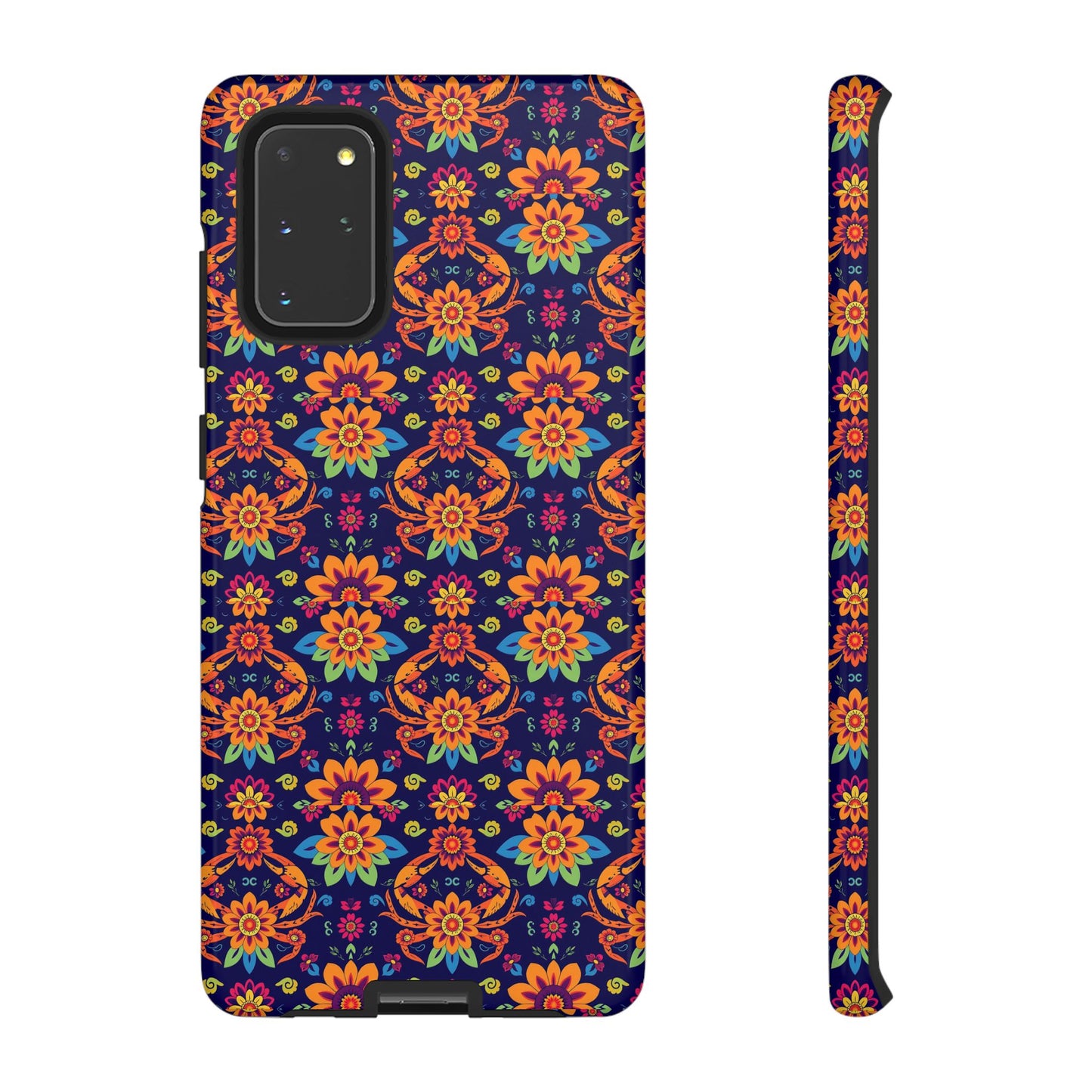 Tough Cases, Cancer, Zodiac, Flower Pattern