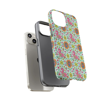 Tough Cases, Aquarius, Zodiac, Flower Pattern