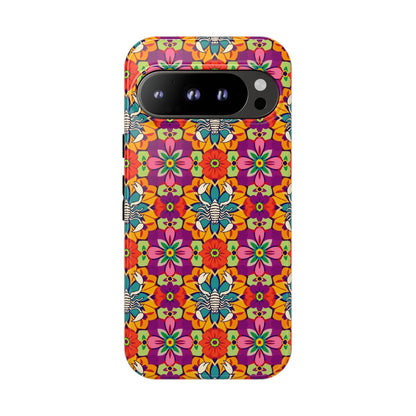 Tough Cases, Scorpio, Zodiac v3, Flower Pattern