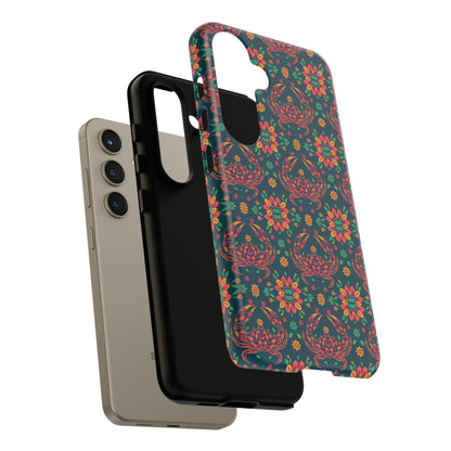 Tough Cases, Cancer, Zodiac v4, Flower Pattern