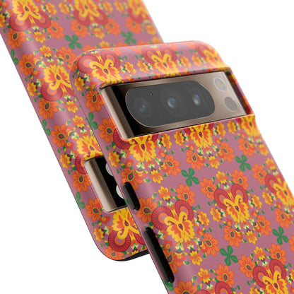 Tough Cases, Aries, Zodiac v1, Flower Pattern