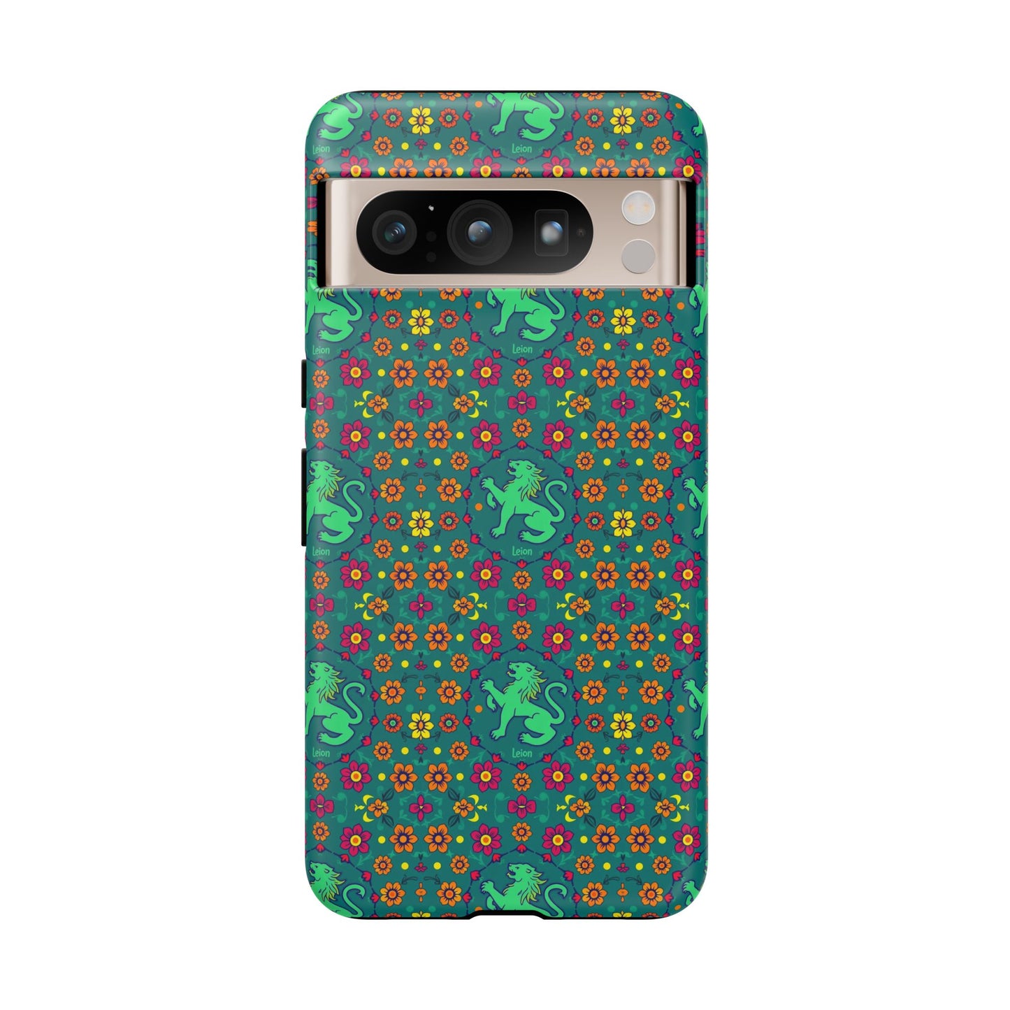 Tough Cases, Leo, Zodiac v3, Flower Pattern