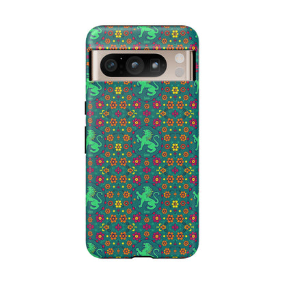 Tough Cases, Leo, Zodiac v3, Flower Pattern