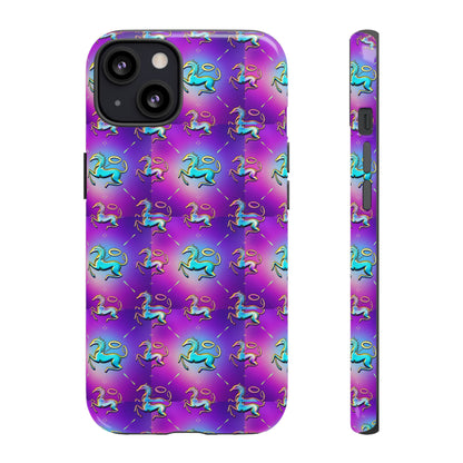 Tough Cases, Aquarius, Zodiac, Metal Pattern