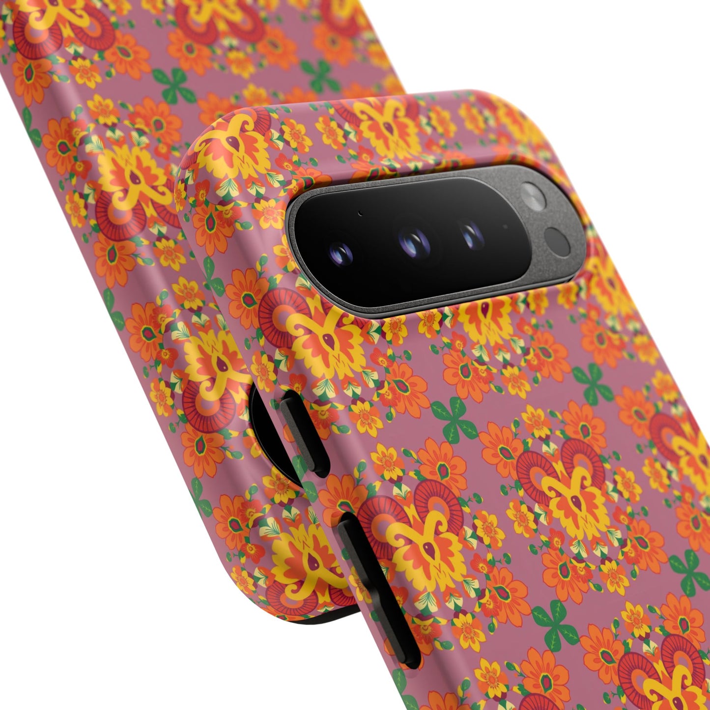 Tough Cases, Aries, Zodiac v1, Flower Pattern