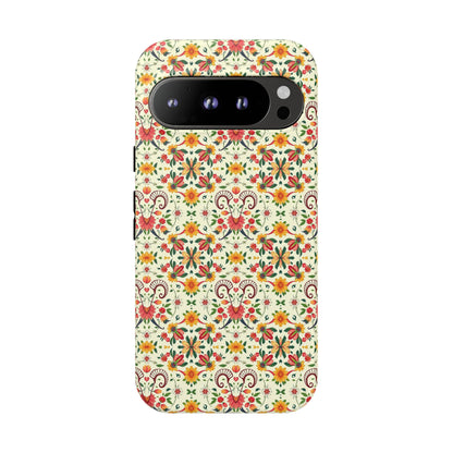 Tough Cases, Aries, Zodiac, Flower Pattern