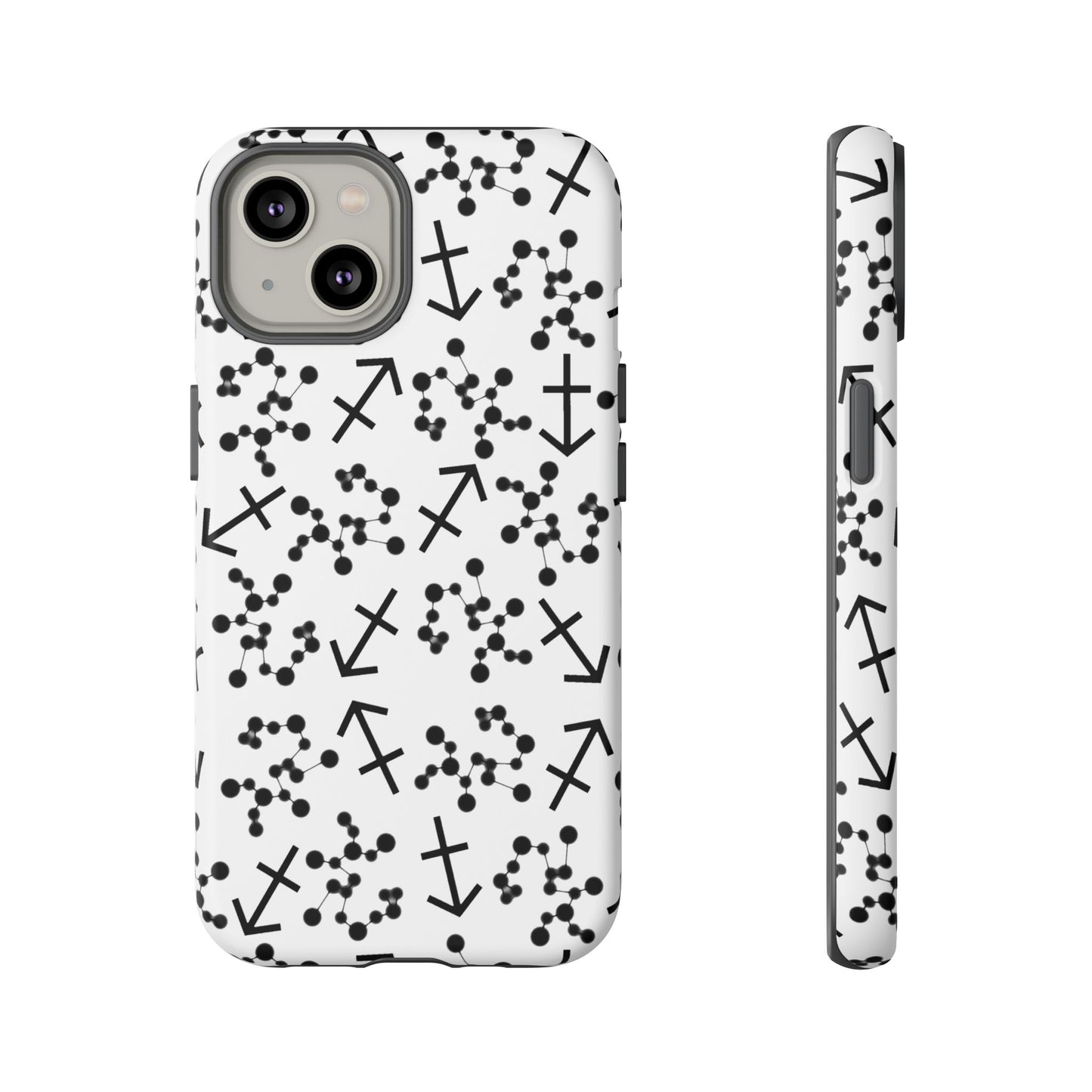 Tough Cases with the Sagittarius Zodiac sign for iPhone, Samsung Galaxy, and Google Pixel devices