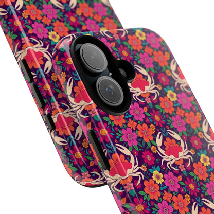 Tough Cases, Cancer, Zodiac v1, Flower Pattern
