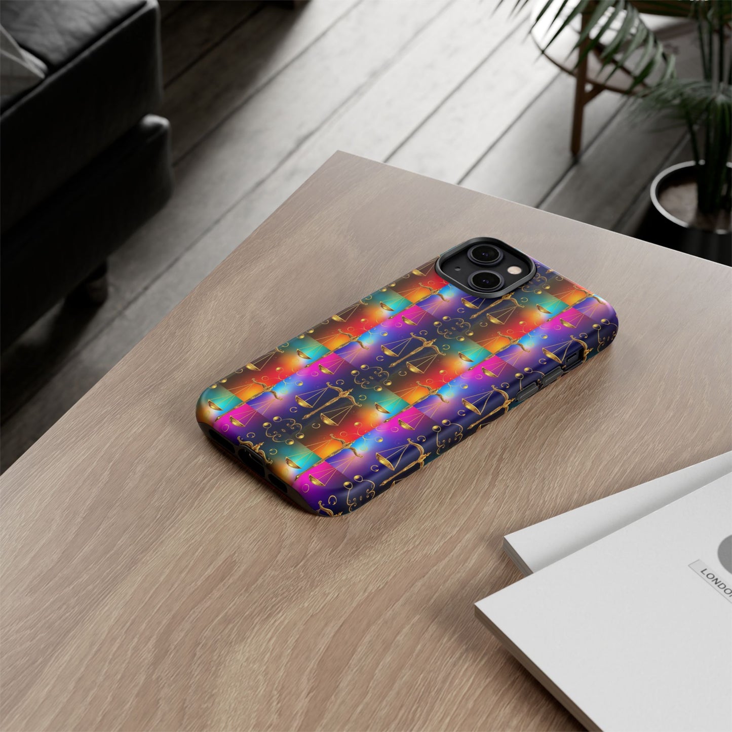Tough Cases, Libra, Zodiac v1, Metal Pattern
