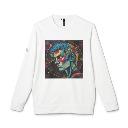 Adidas, Unisex Fleece Crewneck Sweatshirt, Sagittarius, Pop Art, Zodiac