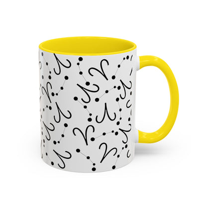 Accent Coffee Mug with the Aries sign (11, 15oz)