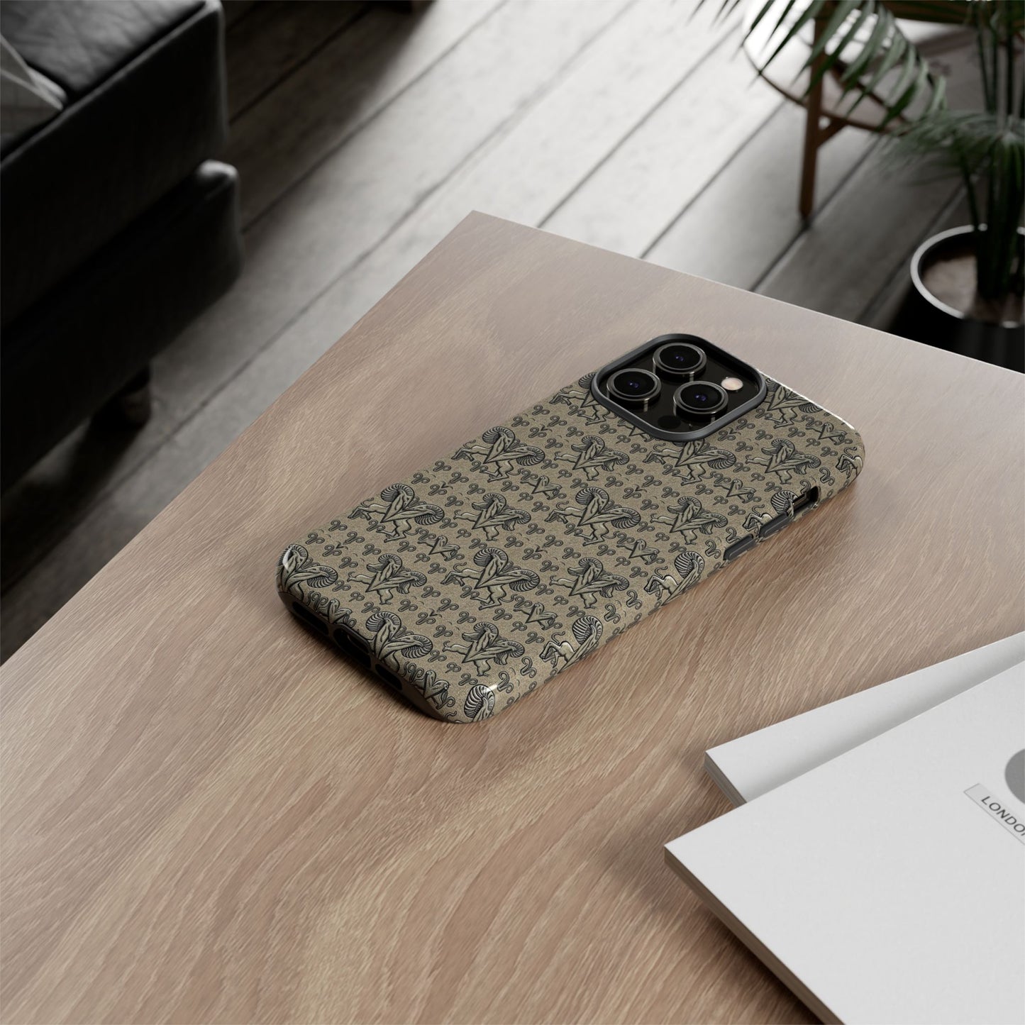 Tough Cases, Aries, Zodiac, Metal Pattern