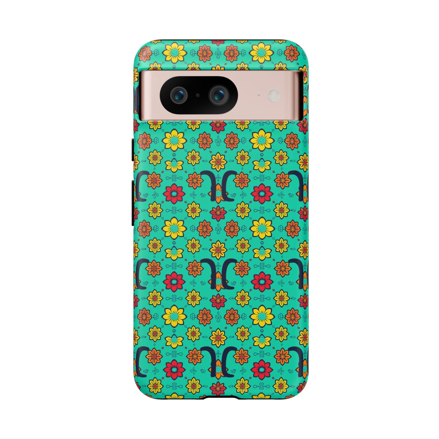 Tough Cases, Aquarius, Zodiac v2, Flower Pattern
