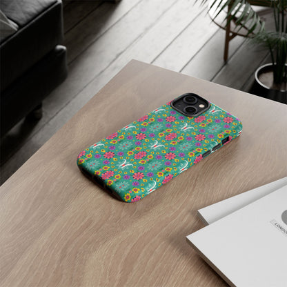 Tough Cases, Aquarius, Zodiac v4, Flower Pattern
