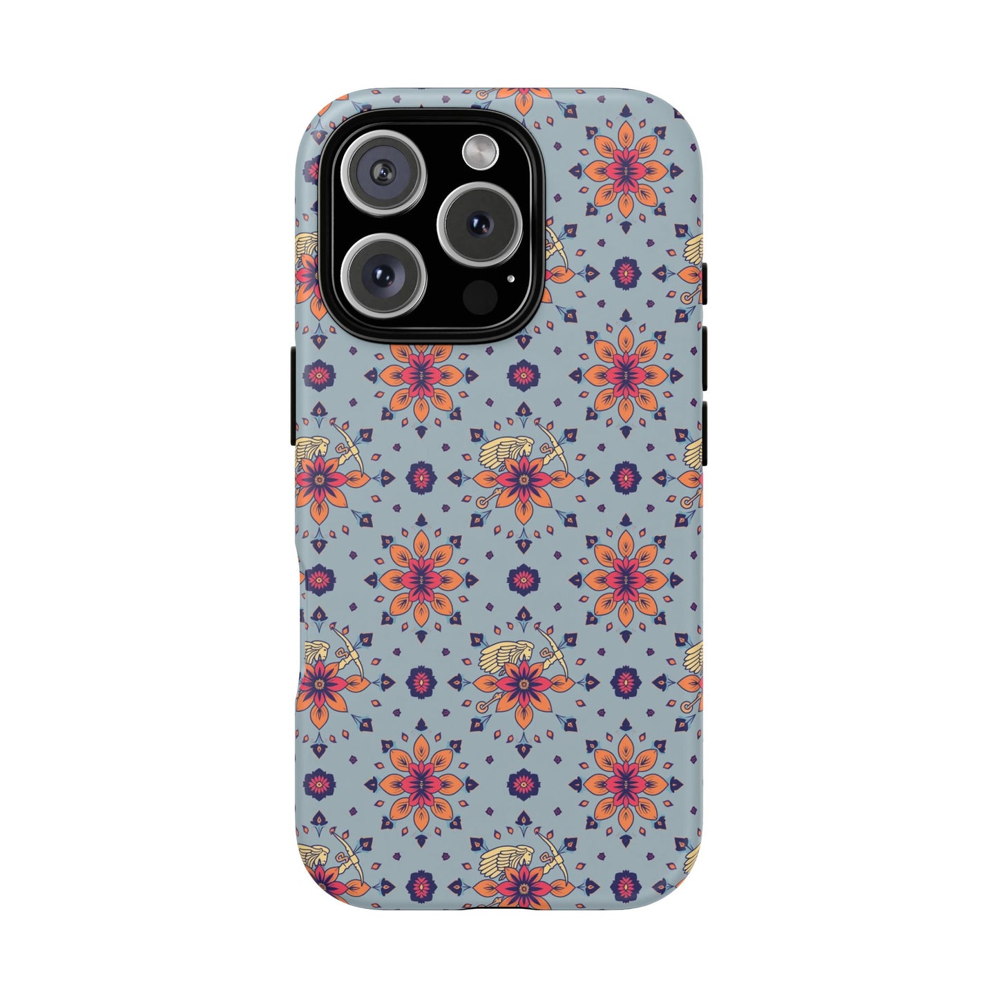 Tough Cases, Sagittarius, Zodiac v3, Flower Pattern