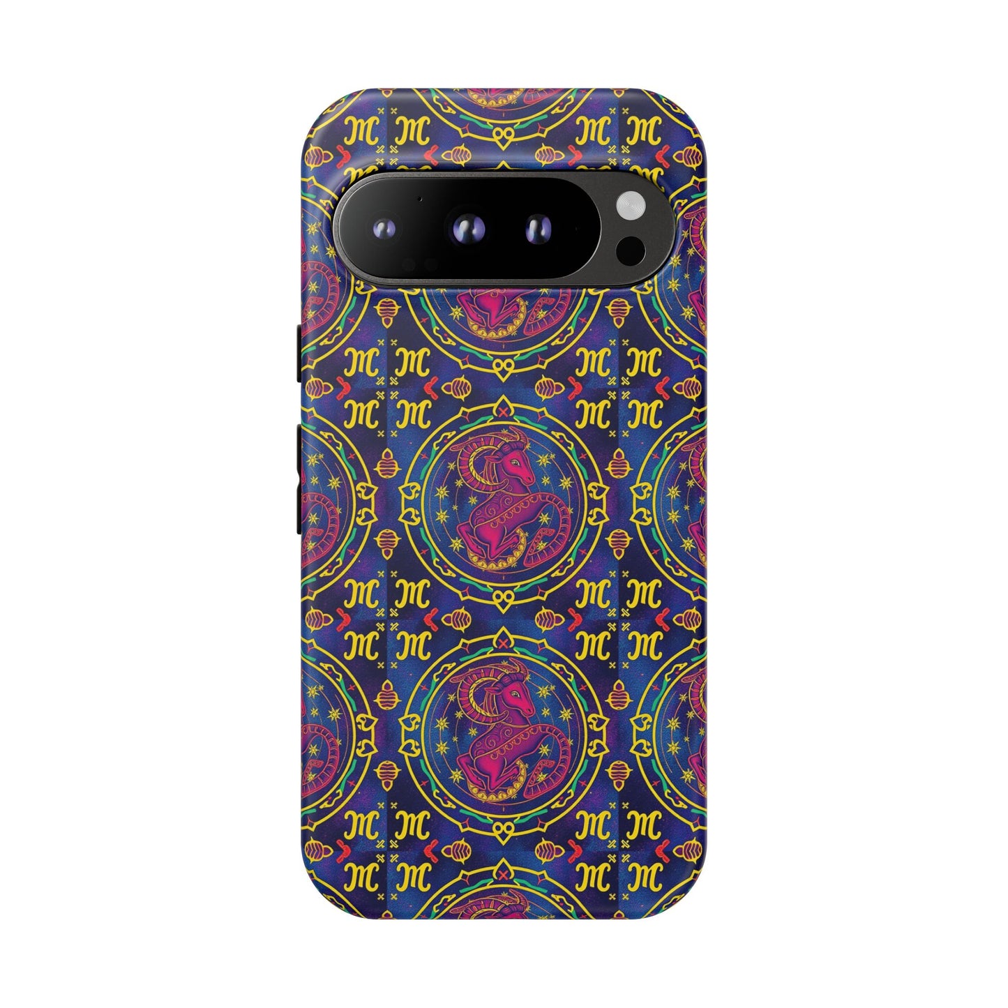 Tough Cases, Capricorn, Zodiac, Metal Pattern