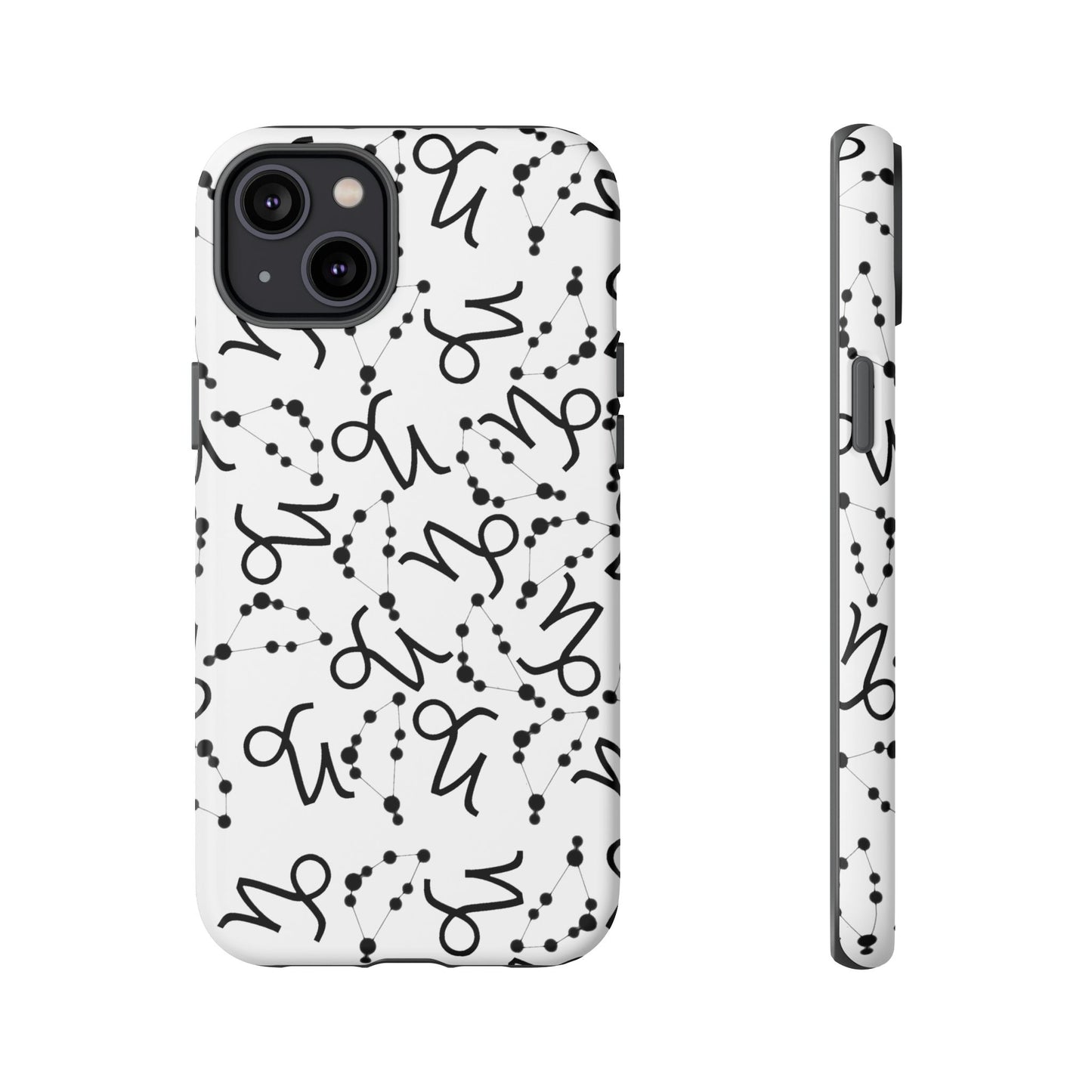 Tough Cases with the Capricorn Zodiac sign for iPhone, Samsung Galaxy, and Google Pixel devices