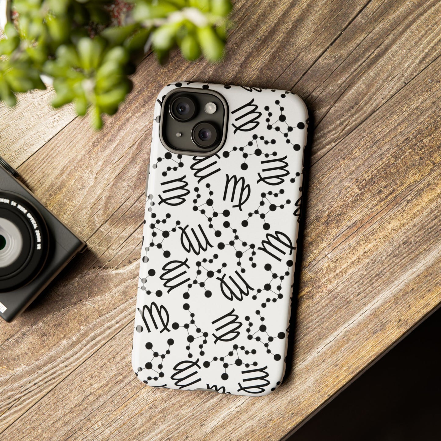 Tough Cases with the Virgo Zodiac sign for iPhone, Samsung Galaxy, and Google Pixel devices