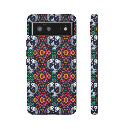 Tough Cases, Pisces, Zodiac v4, Flower Pattern