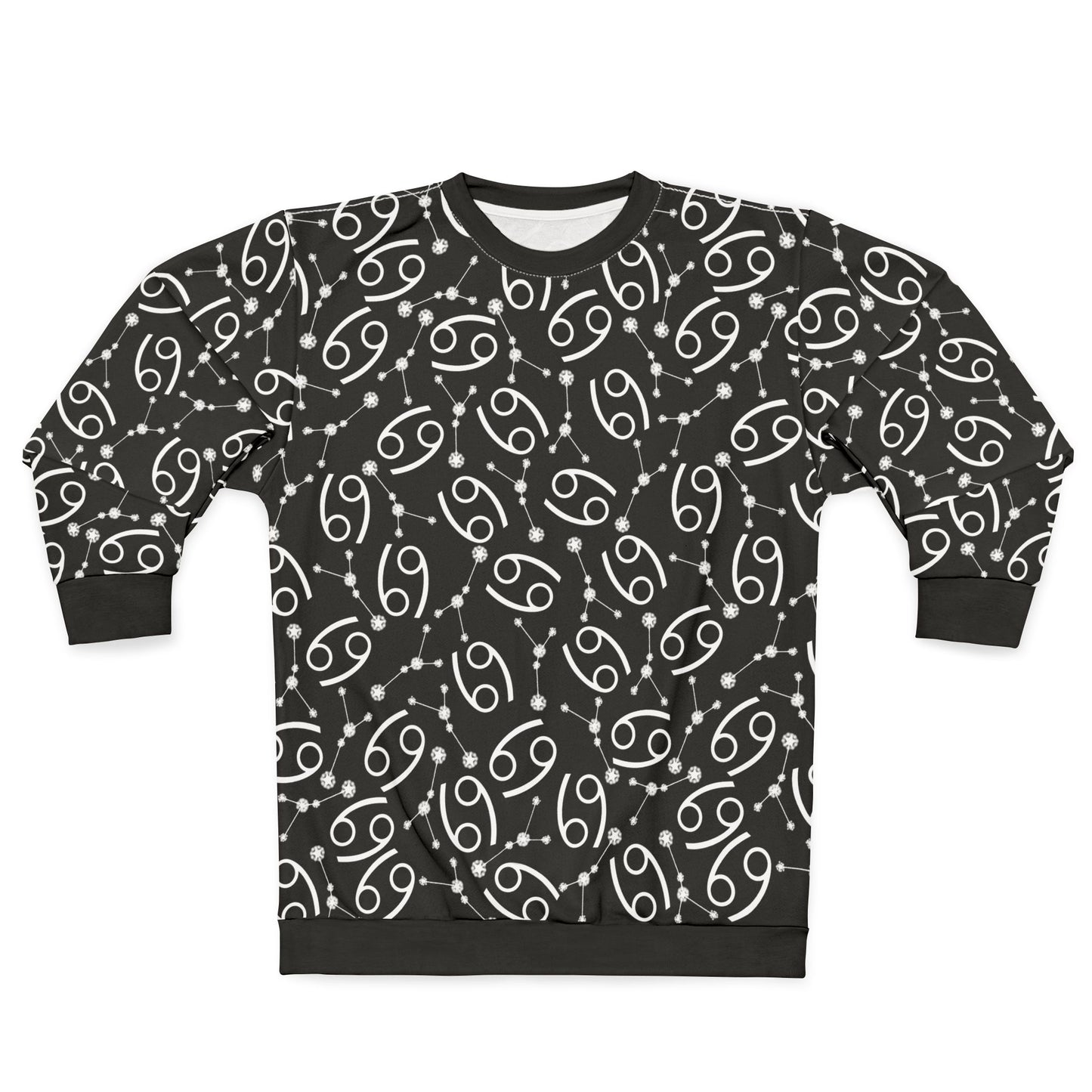 Zodiac AOP Unisex Sweatshirt Cancer Zodiac Sign