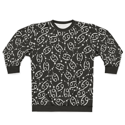 Zodiac AOP Unisex Sweatshirt Cancer Zodiac Sign