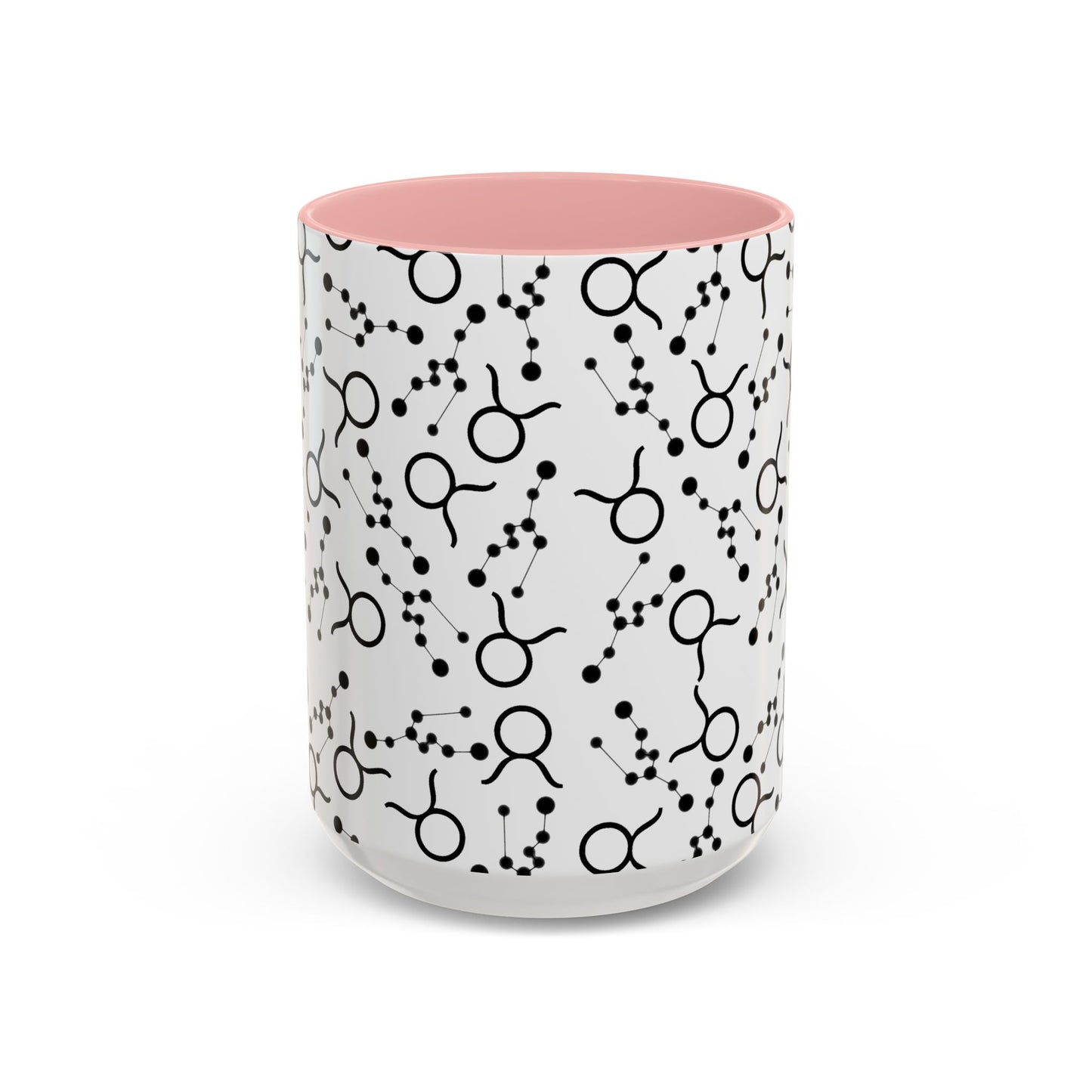 Accent Coffee Mug with the Taurus Zodiac sign (11, 15oz)