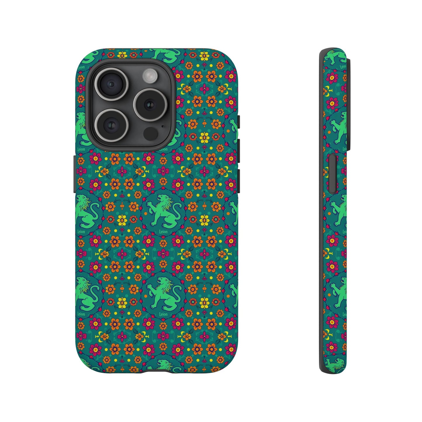 Tough Cases, Leo, Zodiac v3, Flower Pattern