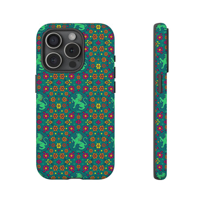Tough Cases, Leo, Zodiac v3, Flower Pattern