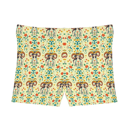 Women's Shorts, (AOP), Aries, Zodiac, Sexy Pattern